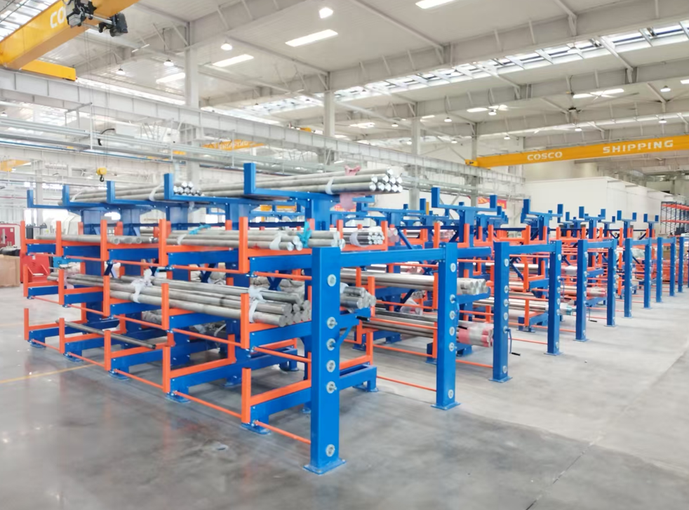 伸縮式懸臂貨架